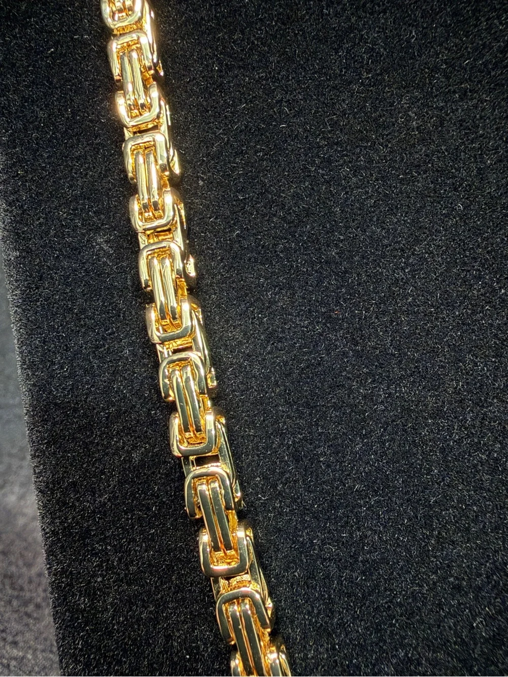 Byzantine 14K Stamped Gold Filled 24in 5MM Necklace. Heavy Duty piece. Brand New